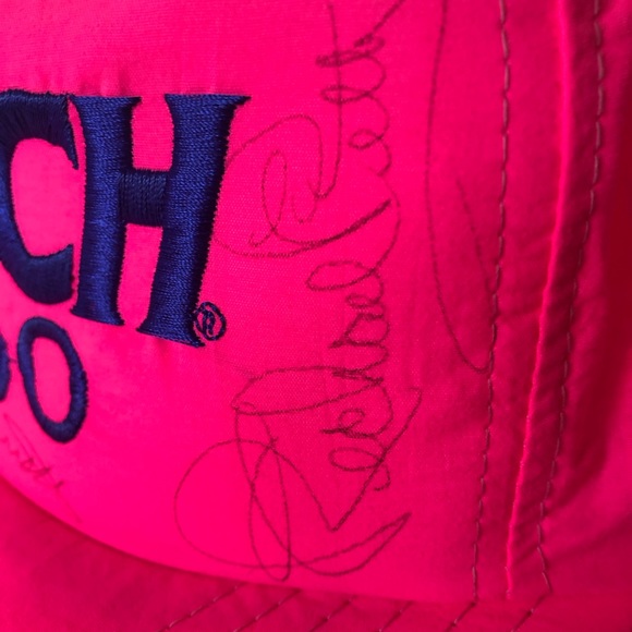 Vintage Early 80’s BUSCH 500 Hat with  autographs. RARE. One of a kind! - Picture 4 of 7